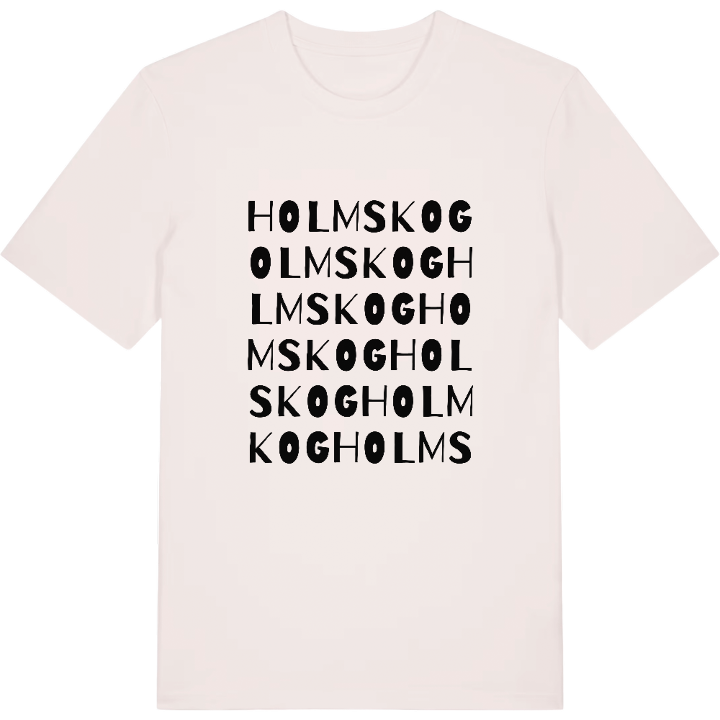 Holmskog ordlek t-shirt – t-shirt från PinShirt