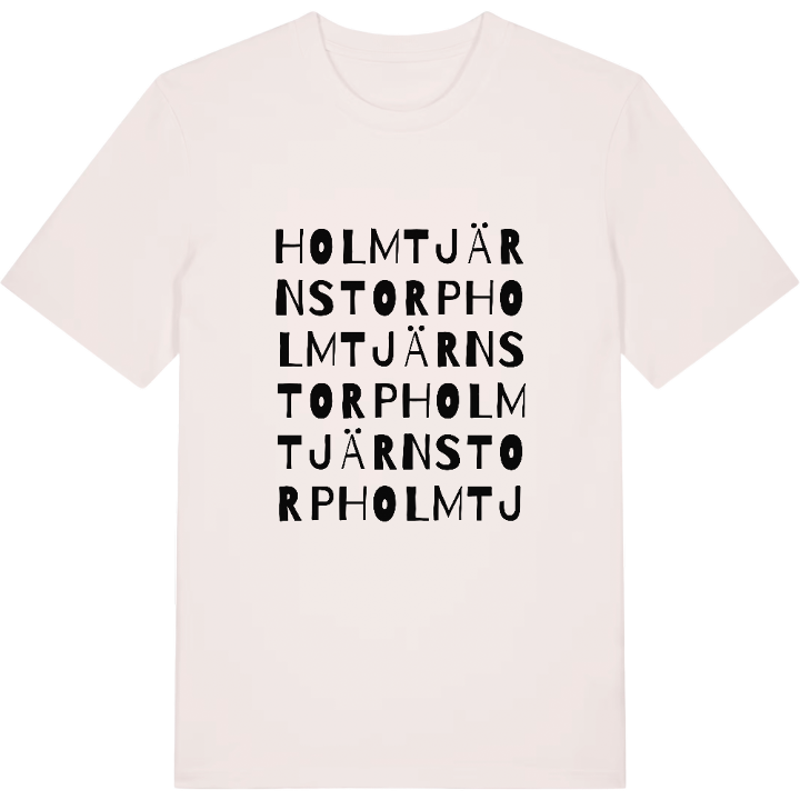 Holmtjärnstorp ordlek t-shirt – t-shirt från PinShirt