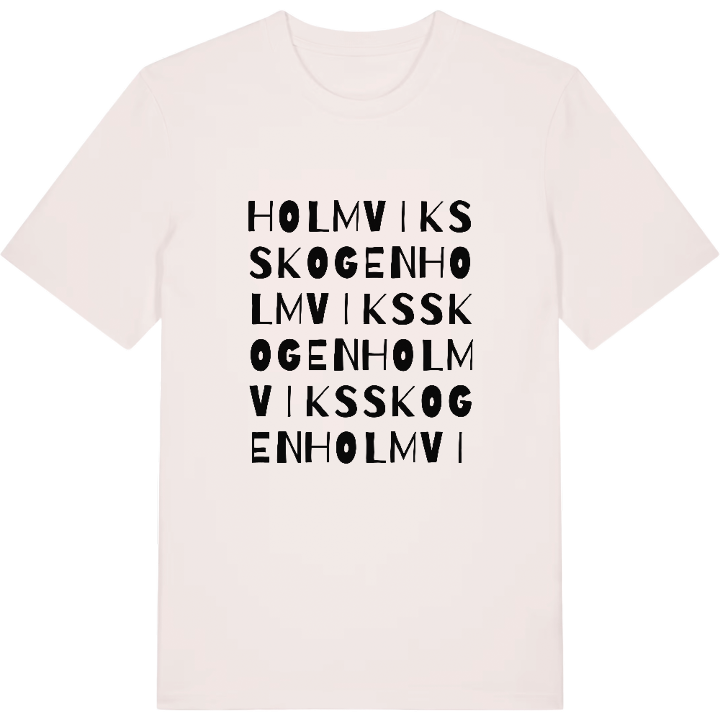 Holmviksskogen ordlek t-shirt – t-shirt från PinShirt