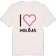Jag älskar Holöja t-shirt stort tryck
