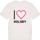 Jag älskar Holsby t-shirt stort tryck