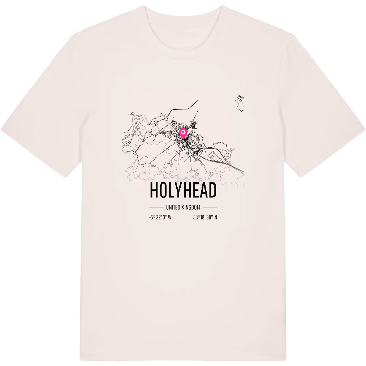 Holyhead karta t-shirt – t-shirt från PinShirt