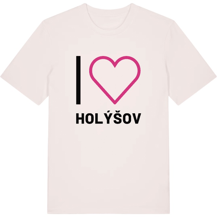 Jag älskar Holýšov t-shirt stort tryck – t-shirt från PinShirt