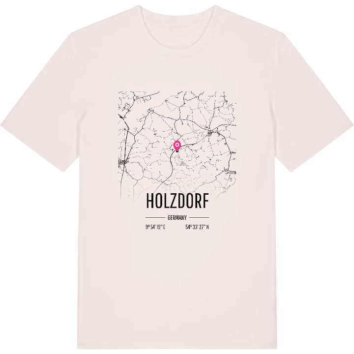 Holzdorf karta t-shirt – t-shirt från PinShirt