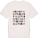 Hömyrfallet ordlek t-shirt