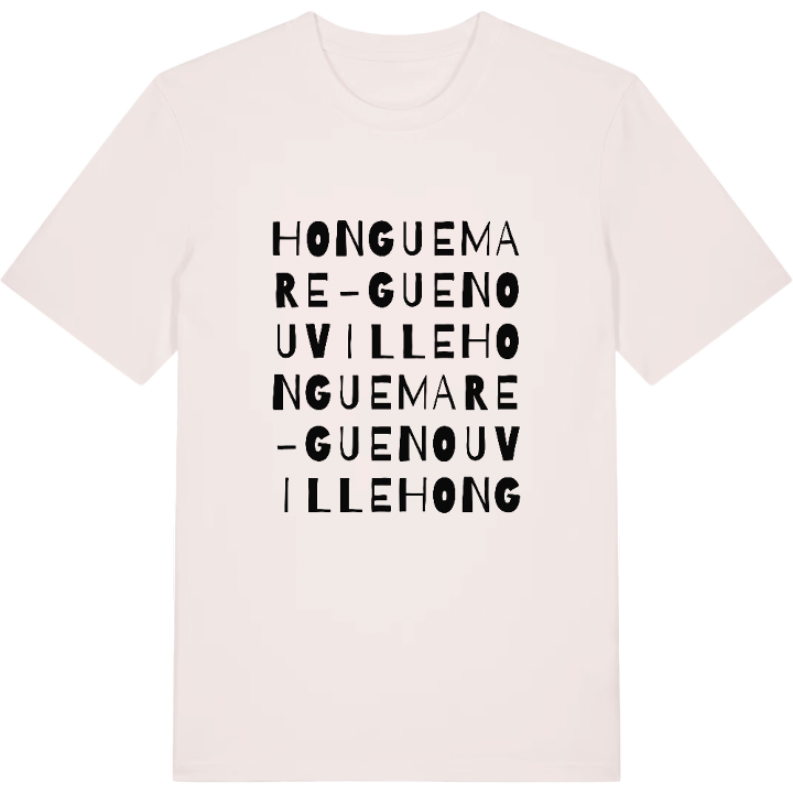 Honguemare-Guenouville ordlek t-shirt – t-shirt från PinShirt