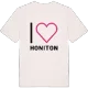Jag älskar Honiton t-shirt stort tryck
