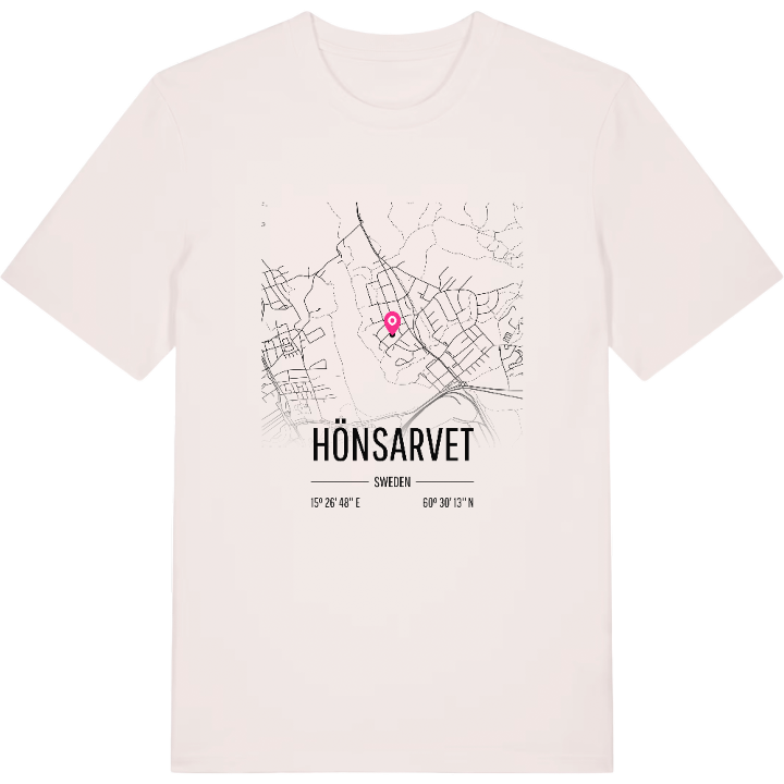 Hönsarvet karta t-shirt – t-shirt från PinShirt