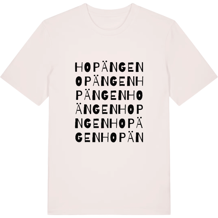 Hopängen ordlek t-shirt – t-shirt från PinShirt