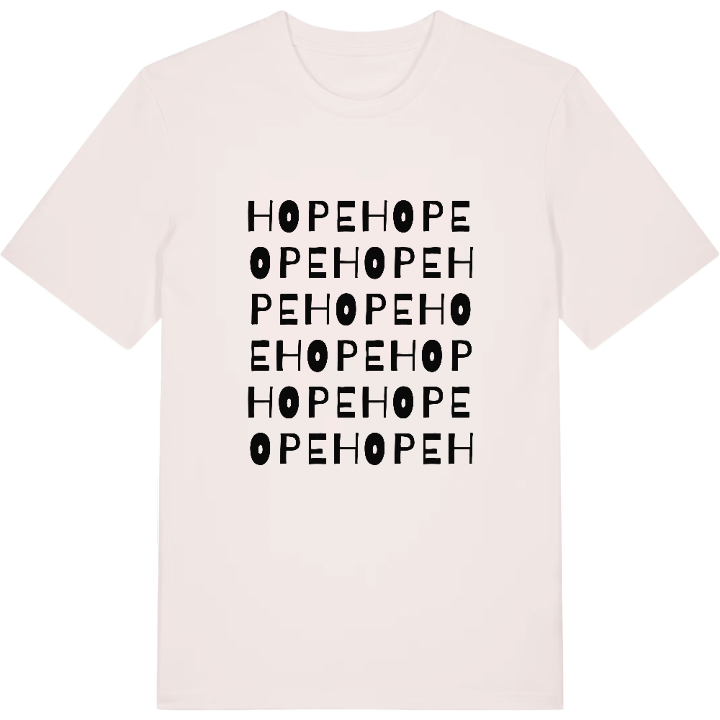 Hope ordlek t-shirt – t-shirt från PinShirt