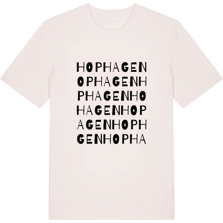 Hophagen ordlek t-shirt – t-shirt från PinShirt