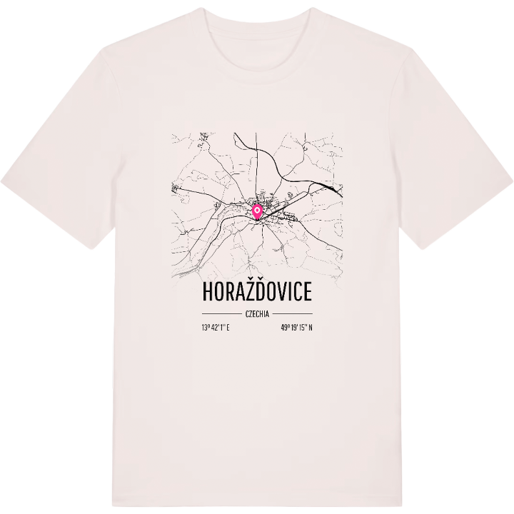 Horažďovice karta t-shirt – t-shirt från PinShirt