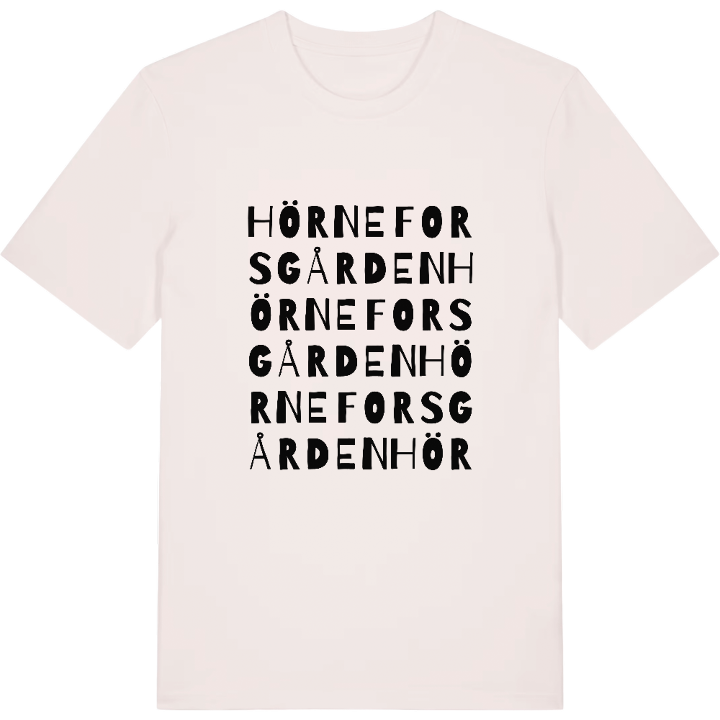 Hörneforsgården ordlek t-shirt – t-shirt från PinShirt