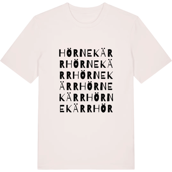 Hörnekärr ordlek t-shirt – t-shirt från PinShirt