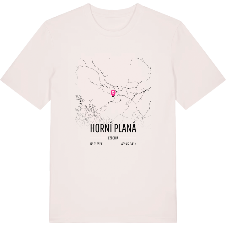 Horní Planá karta t-shirt – t-shirt från PinShirt
