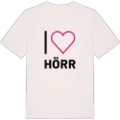 Jag älskar Hörr t-shirt stort tryck