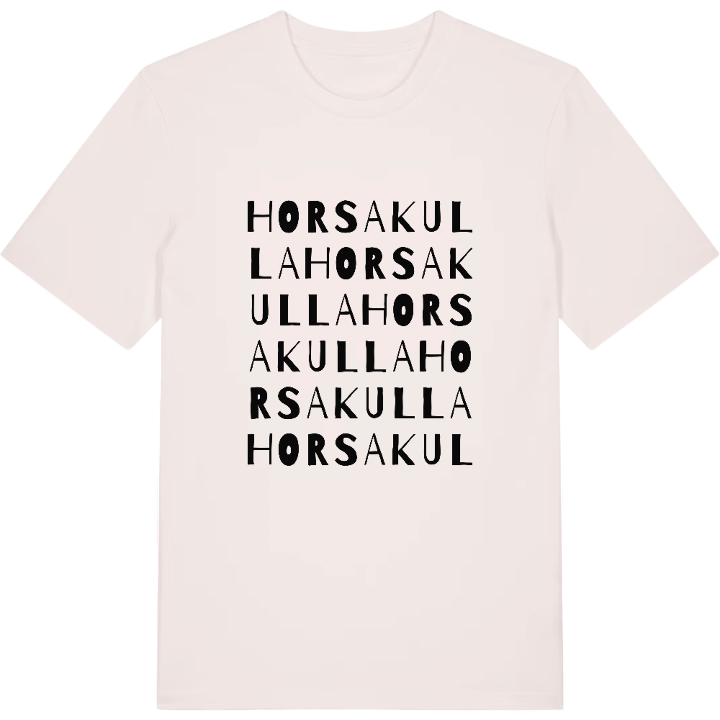 Horsakulla ordlek t-shirt – t-shirt från PinShirt
