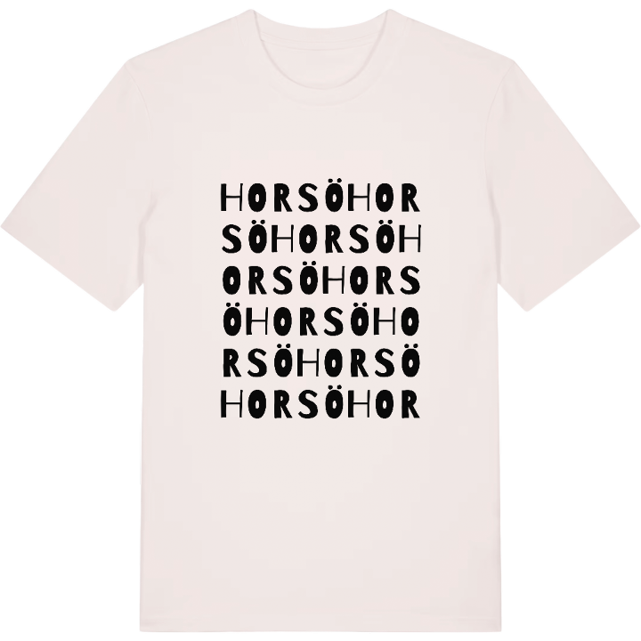 Horsö ordlek t-shirt – t-shirt från PinShirt