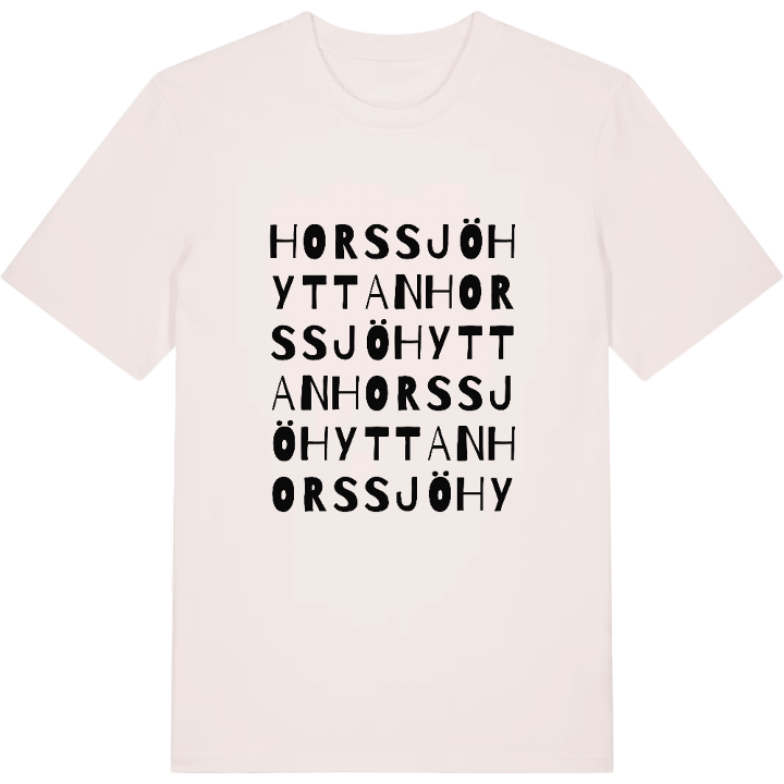 Horssjöhyttan ordlek t-shirt – t-shirt från PinShirt
