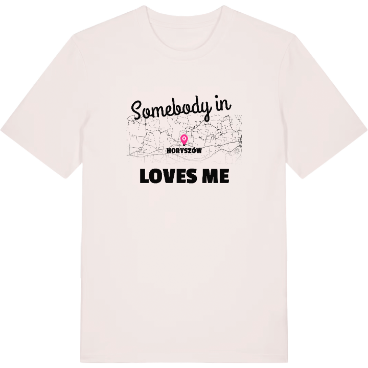 Någon i Horyszów älskar mig t-shirt – t-shirt från PinShirt