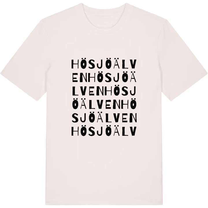 Hösjöälven ordlek t-shirt – t-shirt från PinShirt