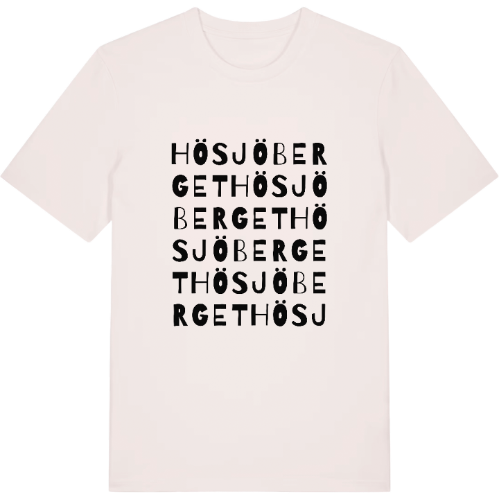 Hösjöberget ordlek t-shirt – t-shirt från PinShirt