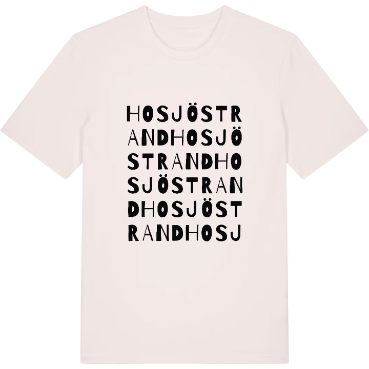 Hosjöstrand ordlek t-shirt – t-shirt från PinShirt
