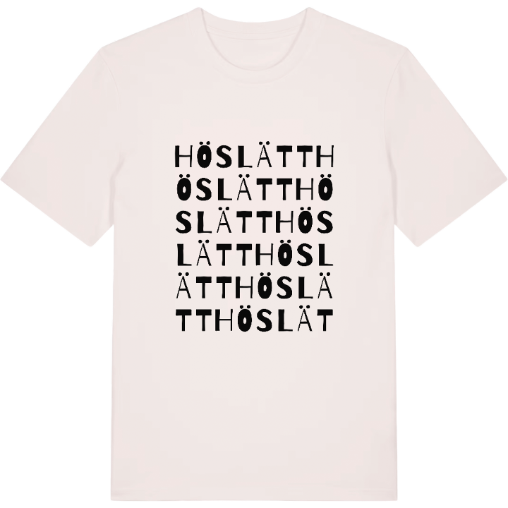 Höslätt ordlek t-shirt – t-shirt från PinShirt