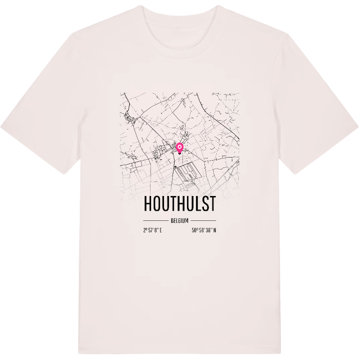 Houthulst karta t-shirt – t-shirt från PinShirt