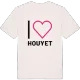 Jag älskar Houyet t-shirt stort tryck
