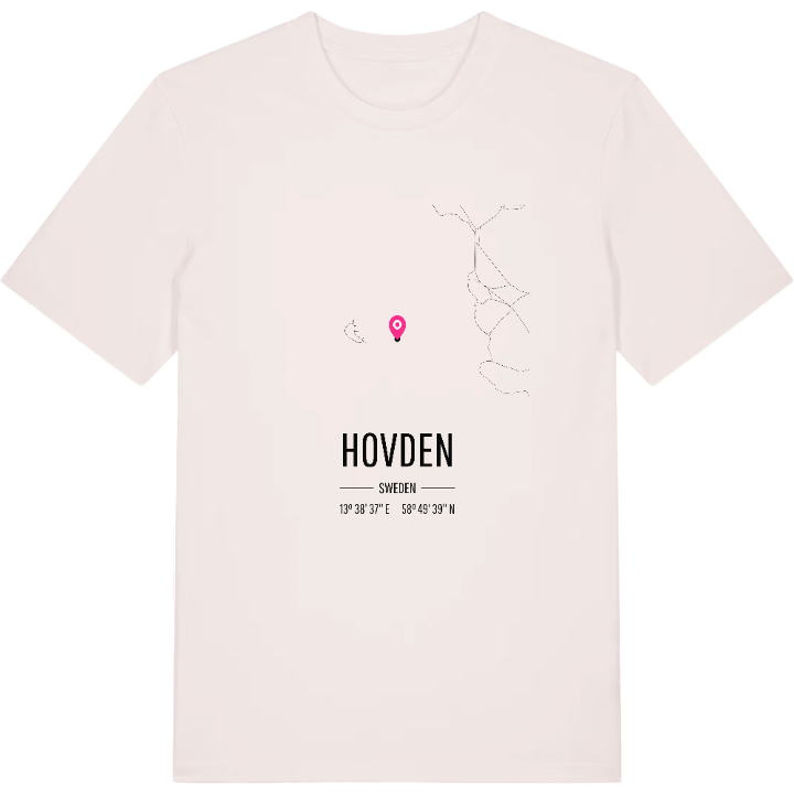 Hovden karta t-shirt – t-shirt från PinShirt