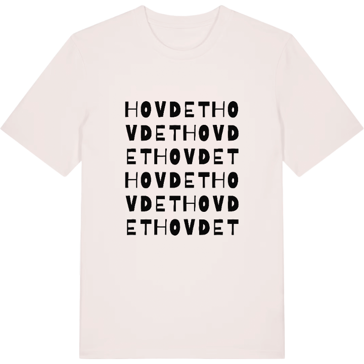 Hovdet ordlek t-shirt – t-shirt från PinShirt