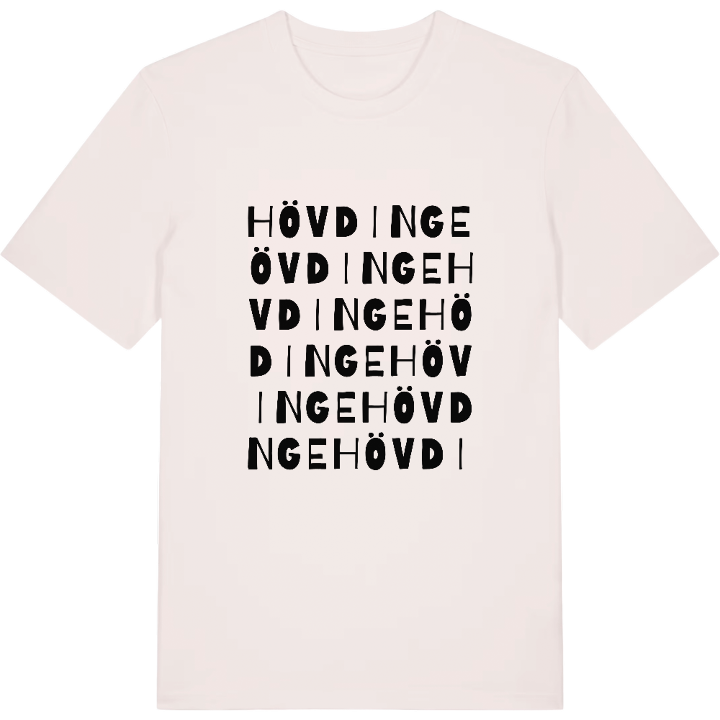 Hövdinge ordlek t-shirt – t-shirt från PinShirt