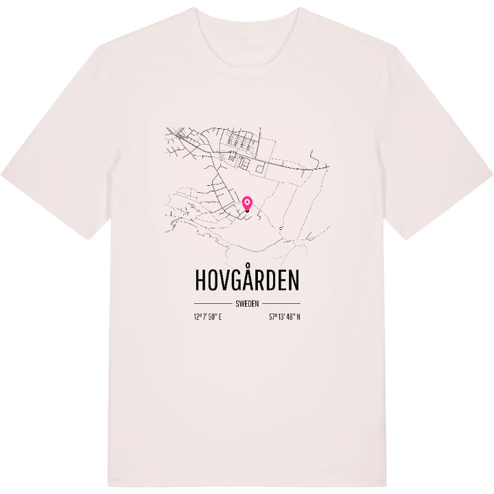 Hovgården karta t-shirt – t-shirt från PinShirt