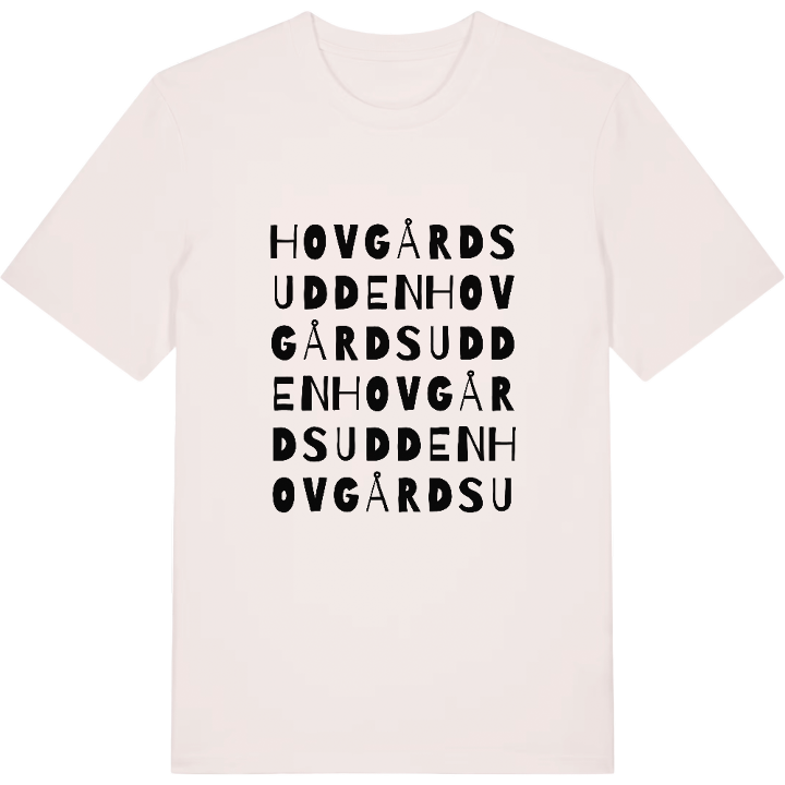 Hovgårdsudden ordlek t-shirt – t-shirt från PinShirt