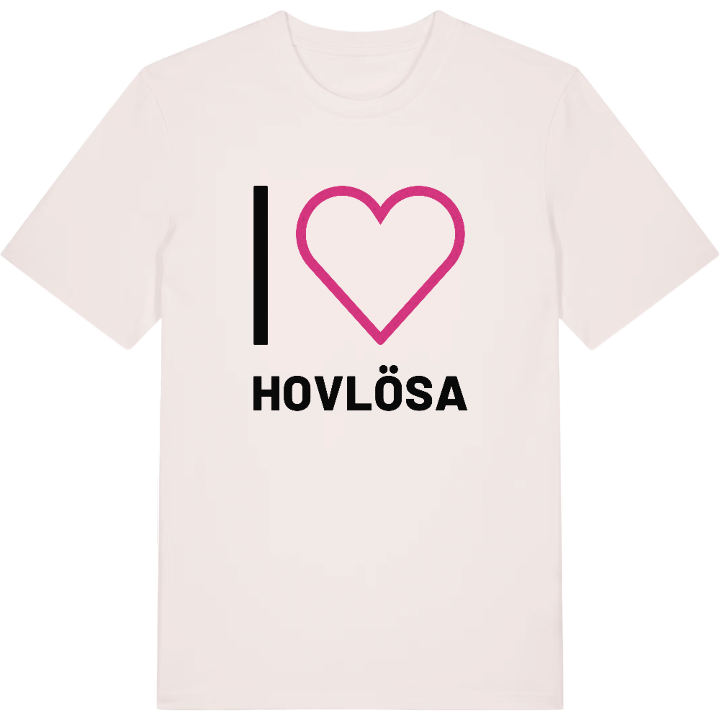 Jag älskar Hovlösa t-shirt stort tryck – t-shirt från PinShirt
