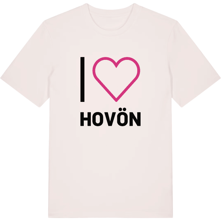 Jag älskar Hovön t-shirt stort tryck – t-shirt från PinShirt