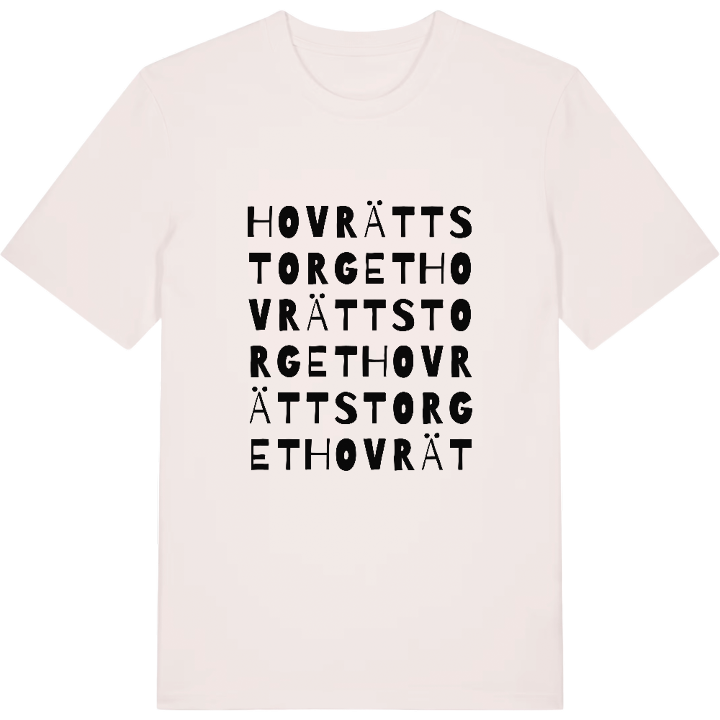 Hovrättstorget ordlek t-shirt – t-shirt från PinShirt