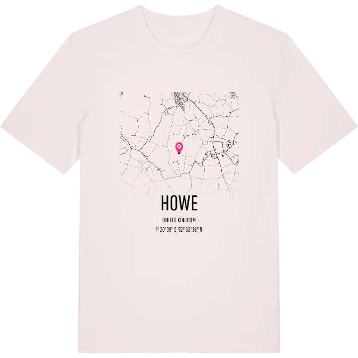 Howe karta t-shirt – t-shirt från PinShirt