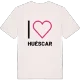Jag älskar Huéscar t-shirt stort tryck