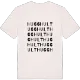Hugghult ordlek t-shirt