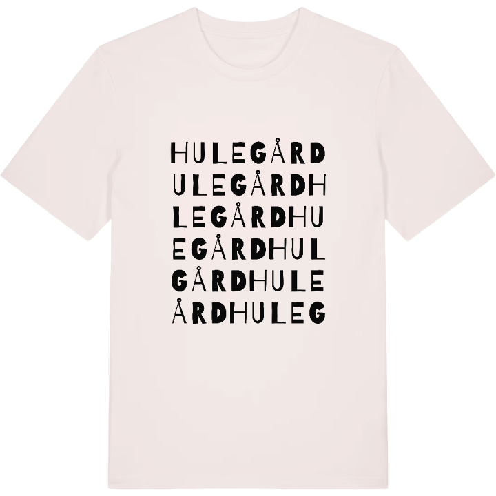 Hulegård ordlek t-shirt – t-shirt från PinShirt