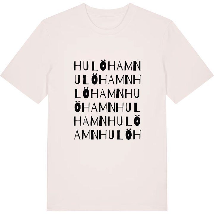 Hulöhamn ordlek t-shirt – t-shirt från PinShirt