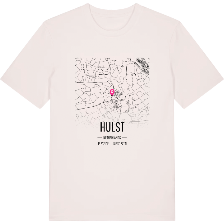 Hulst karta t-shirt – t-shirt från PinShirt