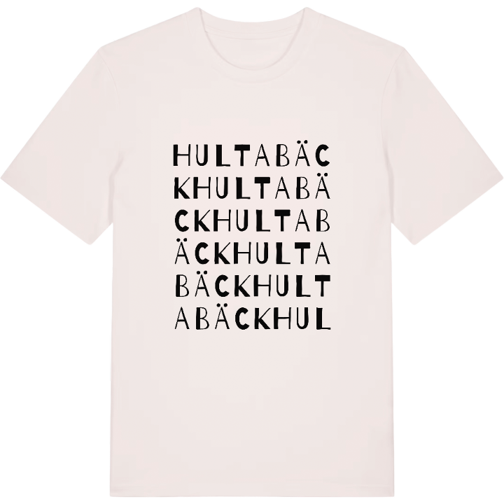 Hultabäck ordlek t-shirt – t-shirt från PinShirt
