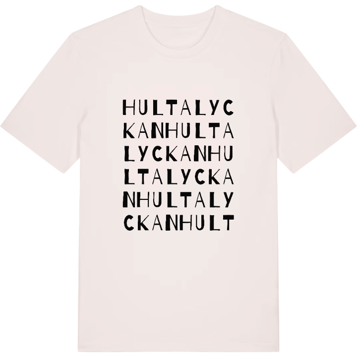 Hultalyckan ordlek t-shirt – t-shirt från PinShirt