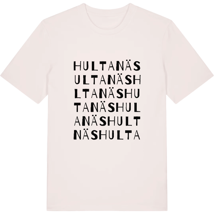 Hultanäs ordlek t-shirt – t-shirt från PinShirt