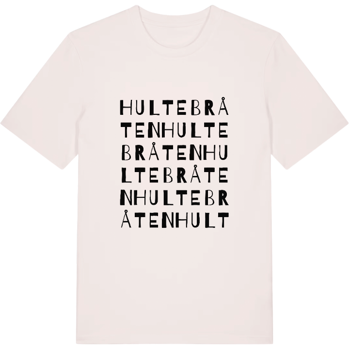 Hultebråten ordlek t-shirt – t-shirt från PinShirt