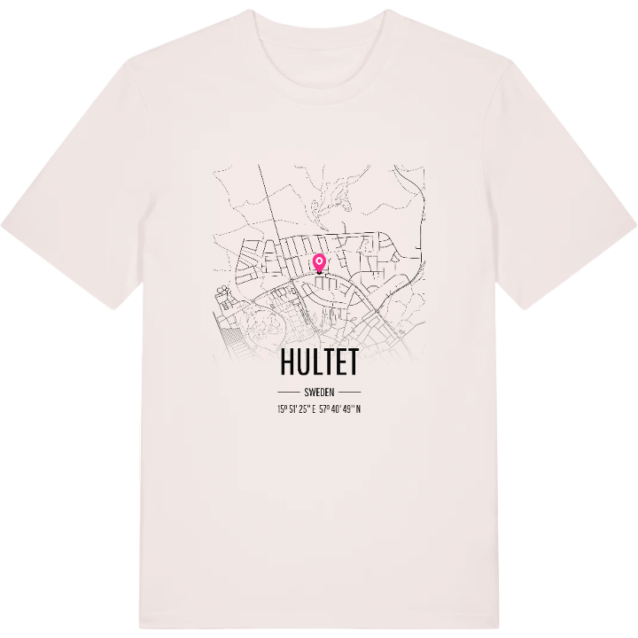 Hultet karta t-shirt – t-shirt från PinShirt