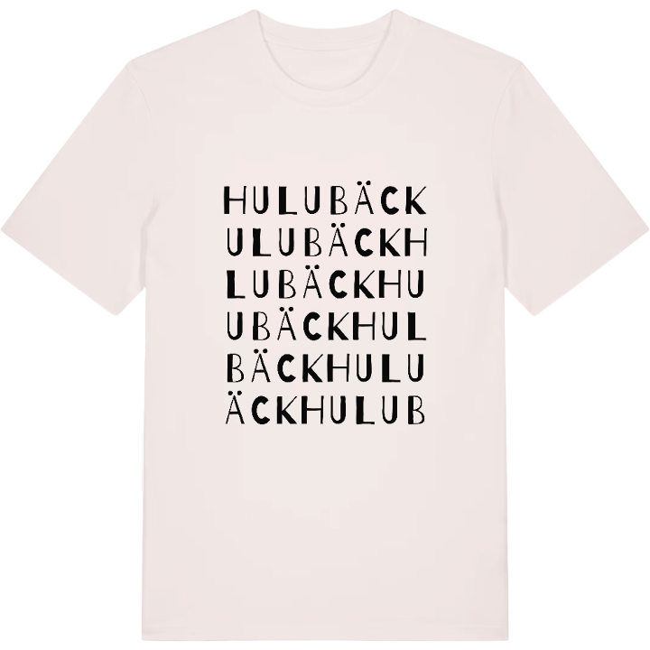 Hulubäck ordlek t-shirt – t-shirt från PinShirt